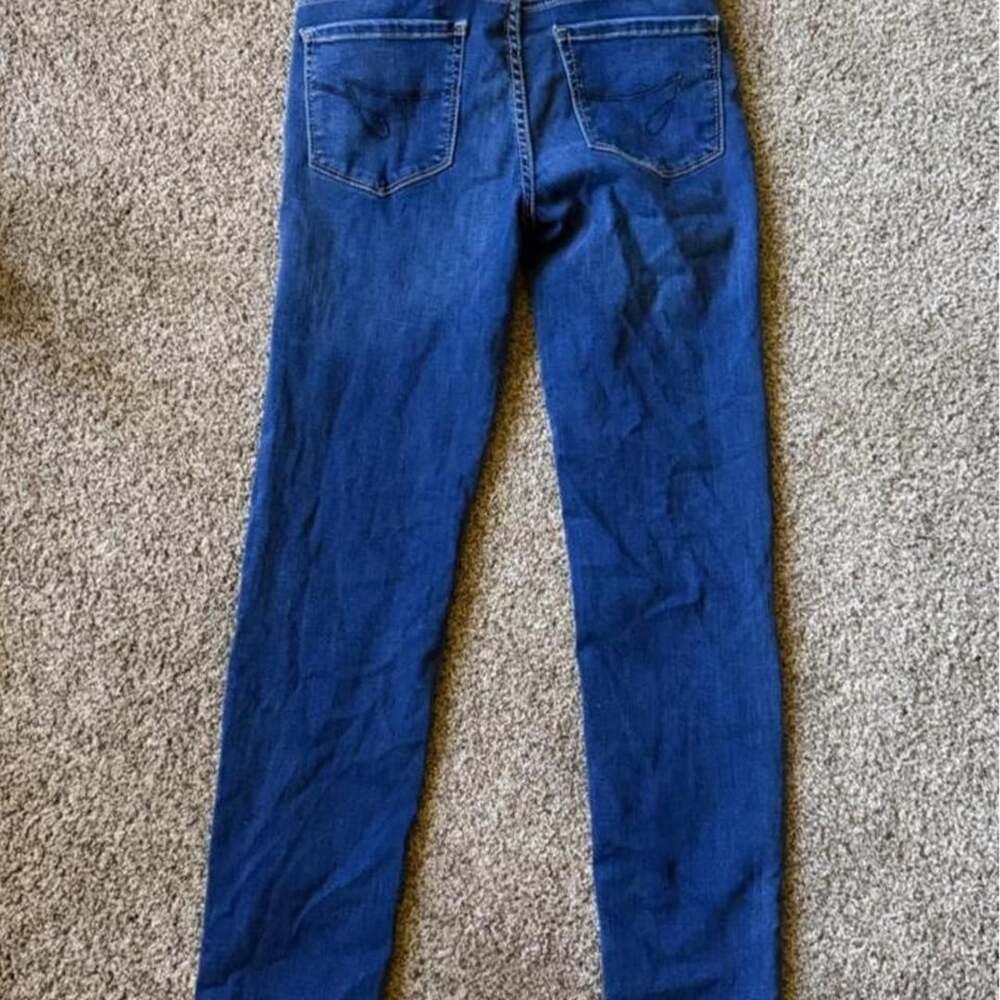Jordache Skinny Jeans Size 14 Medium Wash Stretch Denim